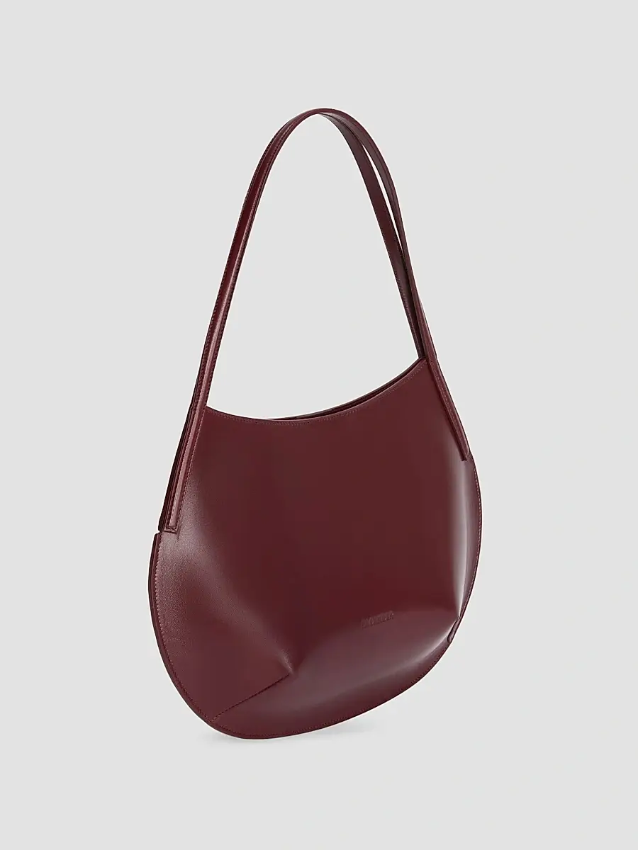 Jil Sander Women's Kante Leather Shoulder Bag | Thumbnail 4 Jil Sander Women's Kante Leather Shoulder Bag | Thumbnail 4