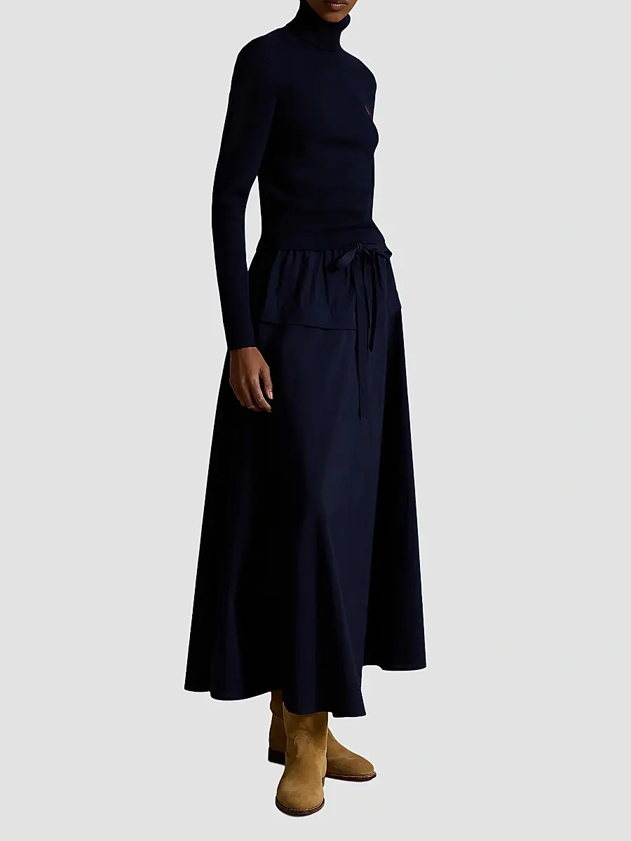 Polo Ralph Lauren Women's Cotton Canvas A-Line Skirt | Thumbnail 2 Polo Ralph Lauren Women's Cotton Canvas A-Line Skirt | Thumbnail 2