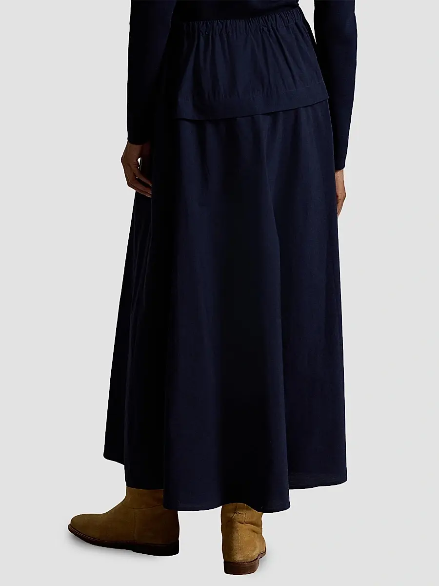 Polo Ralph Lauren Women's Cotton Canvas A-Line Skirt | Thumbnail 3 Polo Ralph Lauren Women's Cotton Canvas A-Line Skirt | Thumbnail 3
