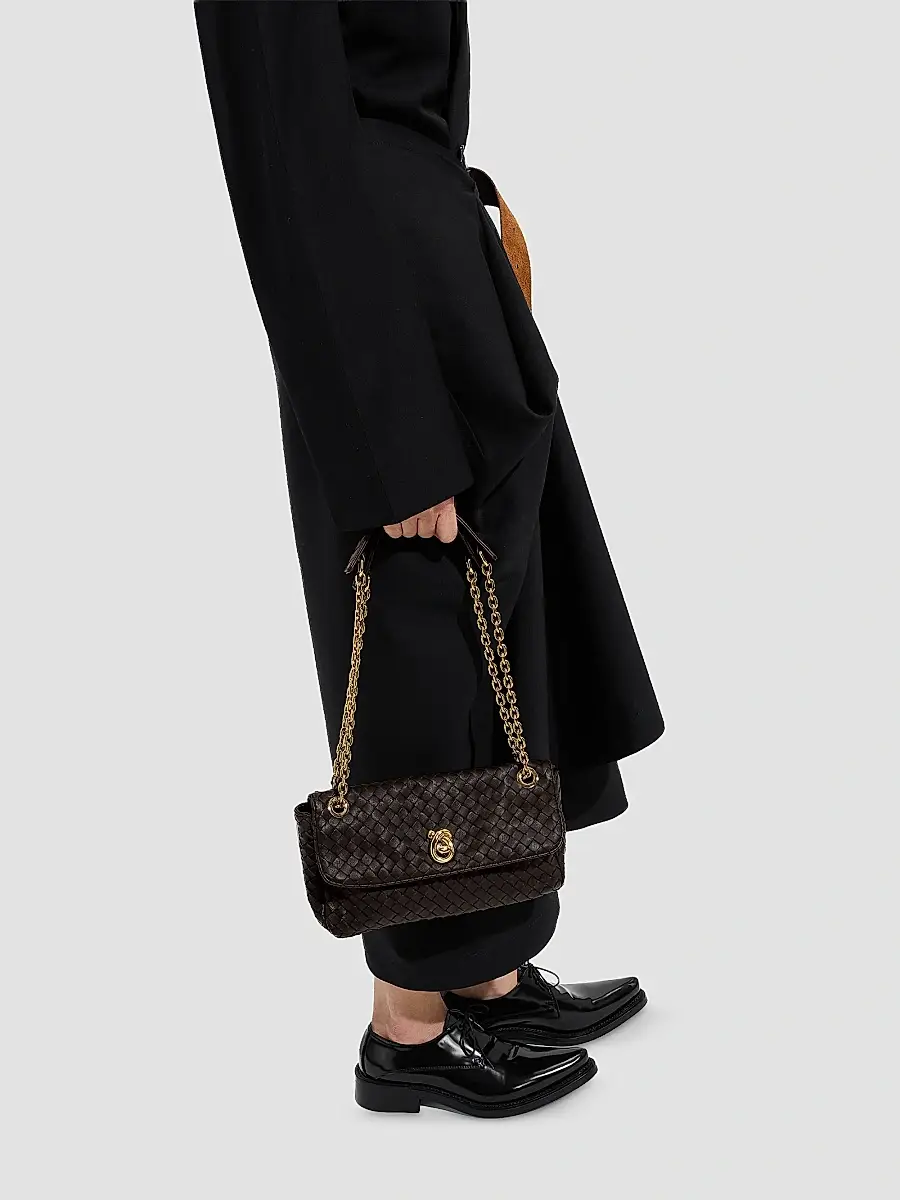 Bottega Veneta Women's Madison Leather Chain Shoulder Bag | Thumbnail 3 Bottega Veneta Women's Madison Leather Chain Shoulder Bag | Thumbnail 3