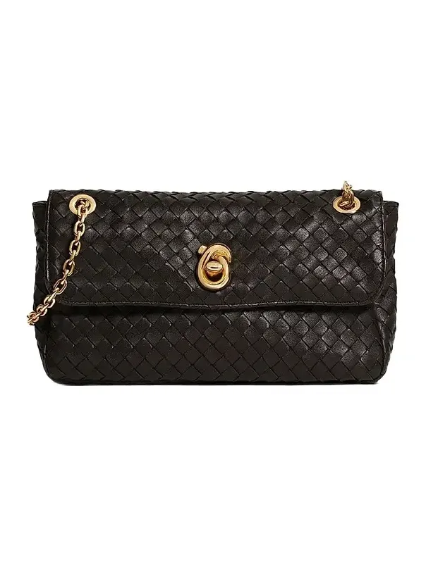 Women's Madison Leather Chain Shoulder Bag