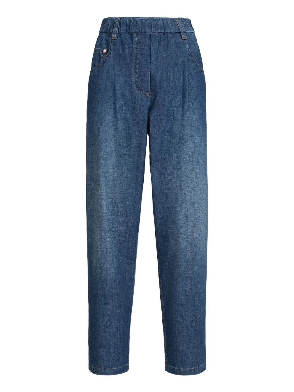 Brunello Cucinelli Women's Lightweight Denim Five-pocket Trousers