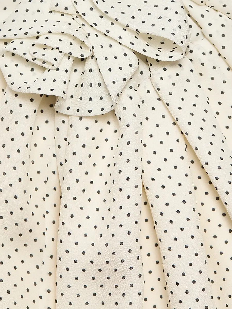 Derek Lam Women's Paisley Dot Georgette Trapeze Top | Thumbnail 7 Derek Lam Women's Paisley Dot Georgette Trapeze Top | Thumbnail 7