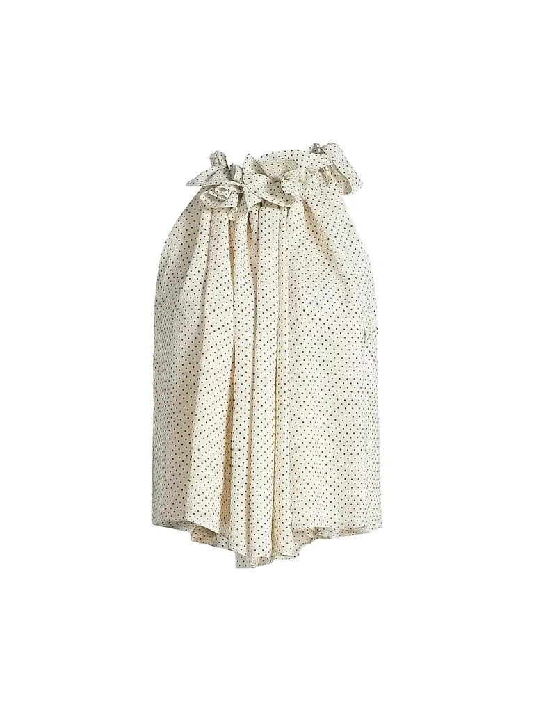 Derek Lam Women's Paisley Dot Georgette Trapeze Top