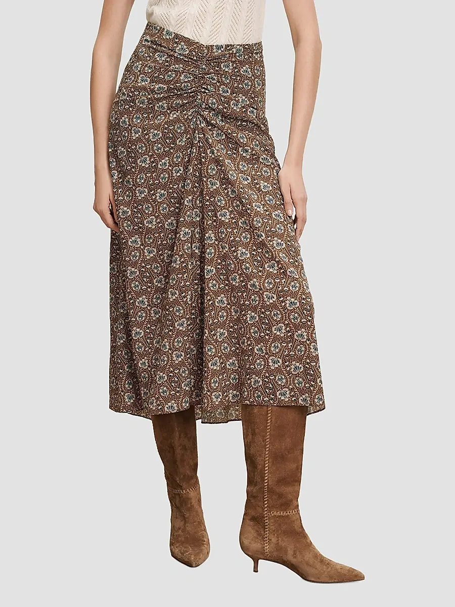 Veronica Beard Women's Limani Silk-Blend Midi Skirt | Thumbnail 4 Veronica Beard Women's Limani Silk-Blend Midi Skirt | Thumbnail 4