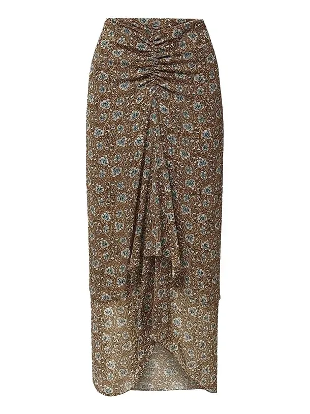 Women's Limani Silk-Blend Midi Skirt