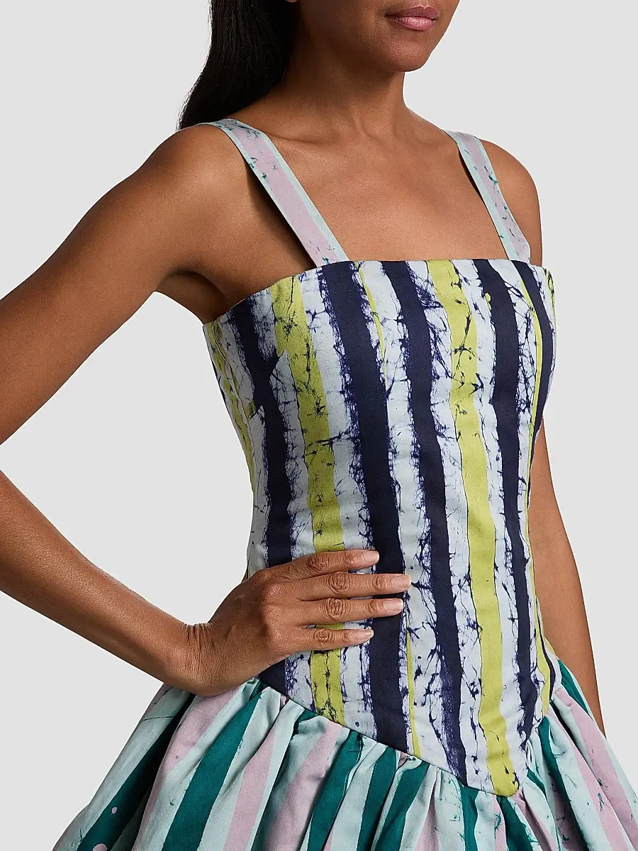 Busayo Women's Ayoife Striped Cotton Minidress | Thumbnail 6 Busayo Women's Ayoife Striped Cotton Minidress | Thumbnail 6