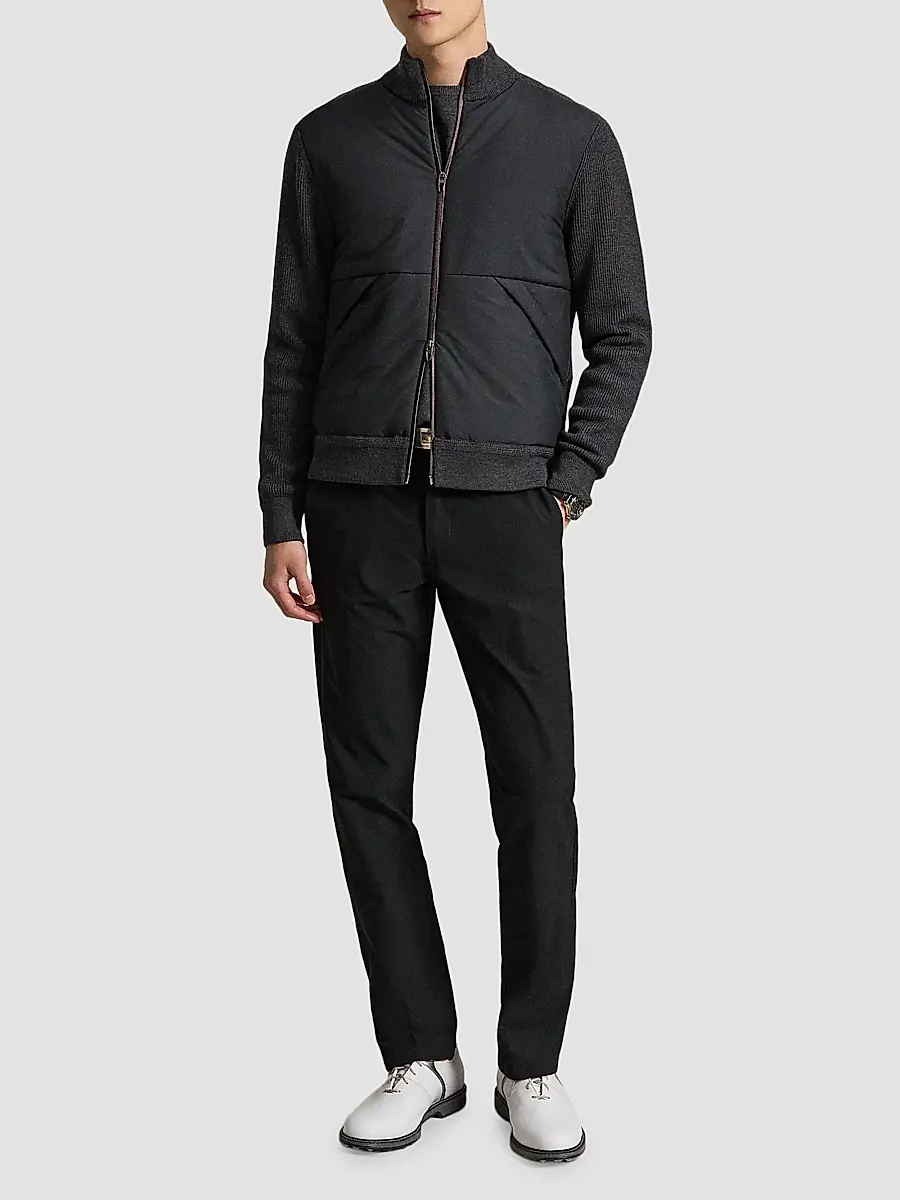 Polo Ralph Lauren Men's Performance Hybrid Full-Zip Sweater | Thumbnail 2 Polo Ralph Lauren Men's Performance Hybrid Full-Zip Sweater | Thumbnail 2