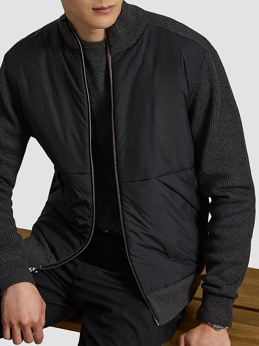 Polo Ralph Lauren Men's Performance Hybrid Full-Zip Sweater | Thumbnail 5 Polo Ralph Lauren Men's Performance Hybrid Full-Zip Sweater | Thumbnail 5