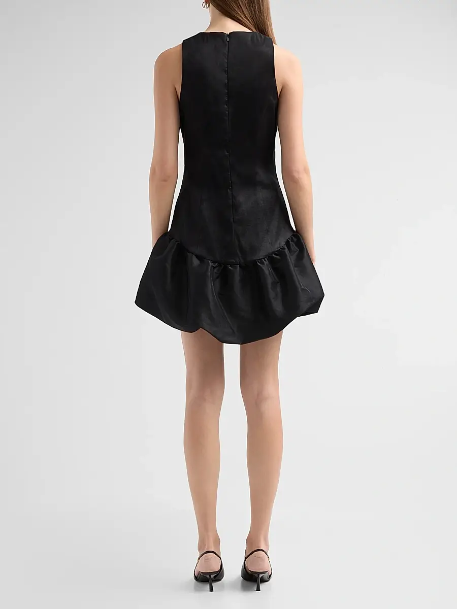 Kika Vargas Women's Birgit Taffeta Mini Dress | Thumbnail 3 Kika Vargas Women's Birgit Taffeta Mini Dress | Thumbnail 3