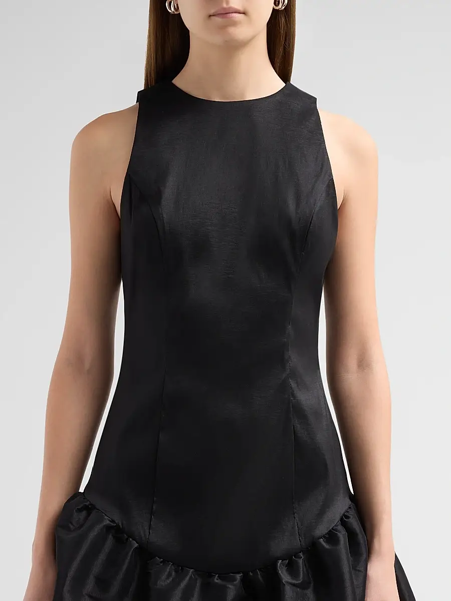Kika Vargas Women's Birgit Taffeta Mini Dress | Thumbnail 5 Kika Vargas Women's Birgit Taffeta Mini Dress | Thumbnail 5
