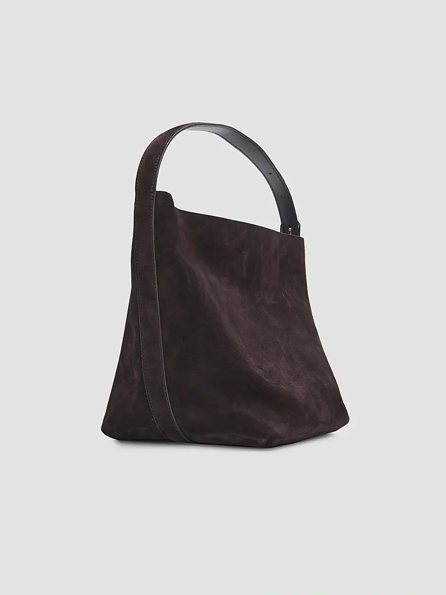 TOTEME Women's Medium Belted Suede Tote | Thumbnail 2 TOTEME Women's Medium Belted Suede Tote | Thumbnail 2