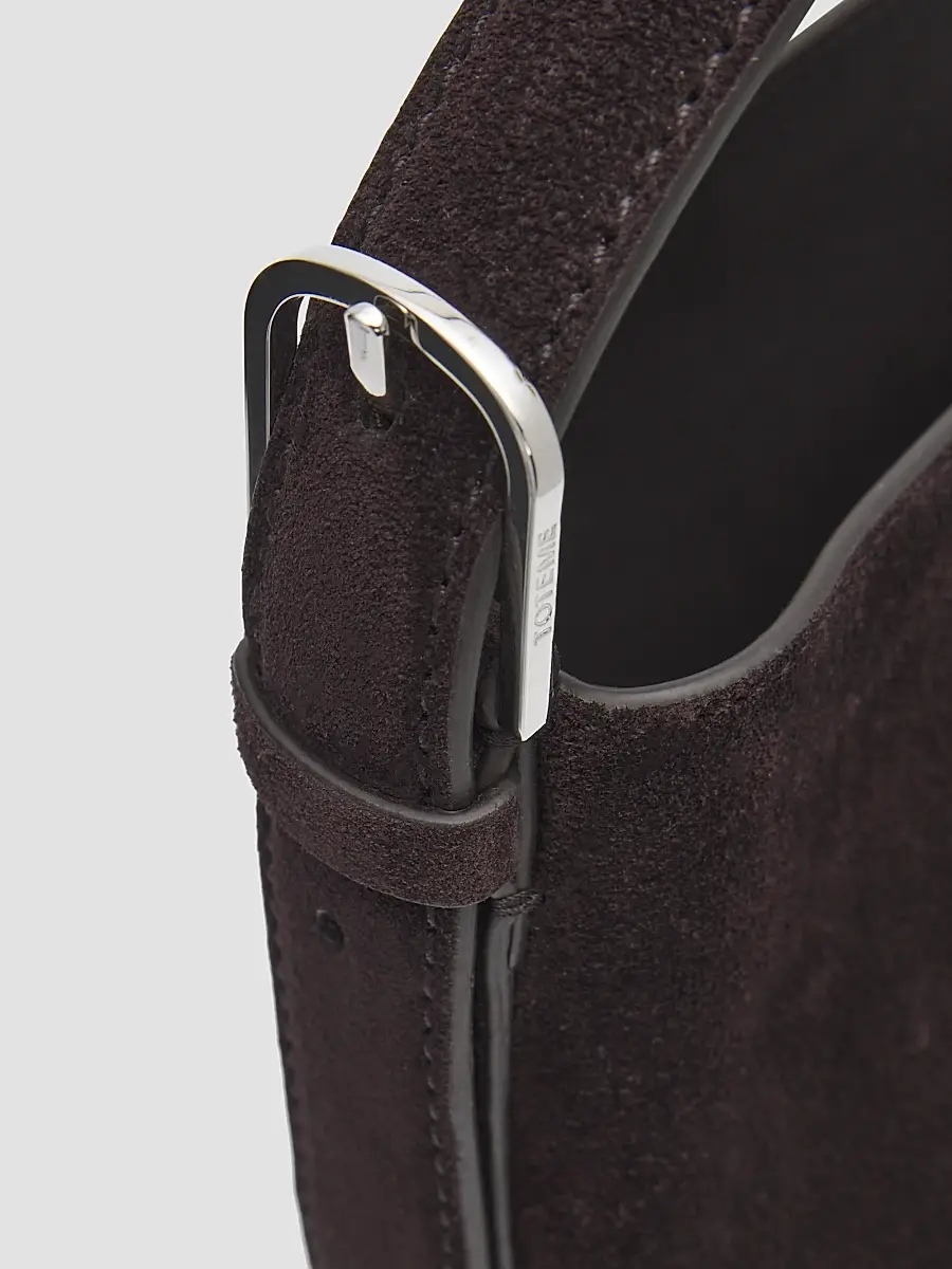 TOTEME Women's Medium Belted Suede Tote | Thumbnail 6 TOTEME Women's Medium Belted Suede Tote | Thumbnail 6