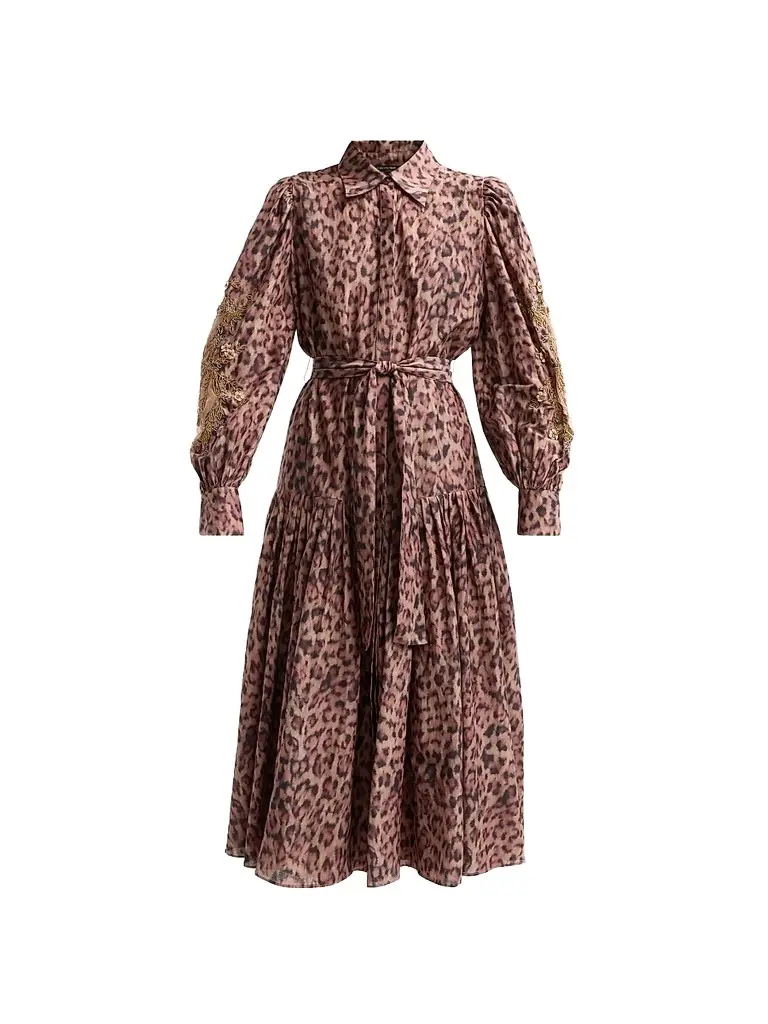 Kobi Halperin Women's Jordy Leopard Print Shirtdress