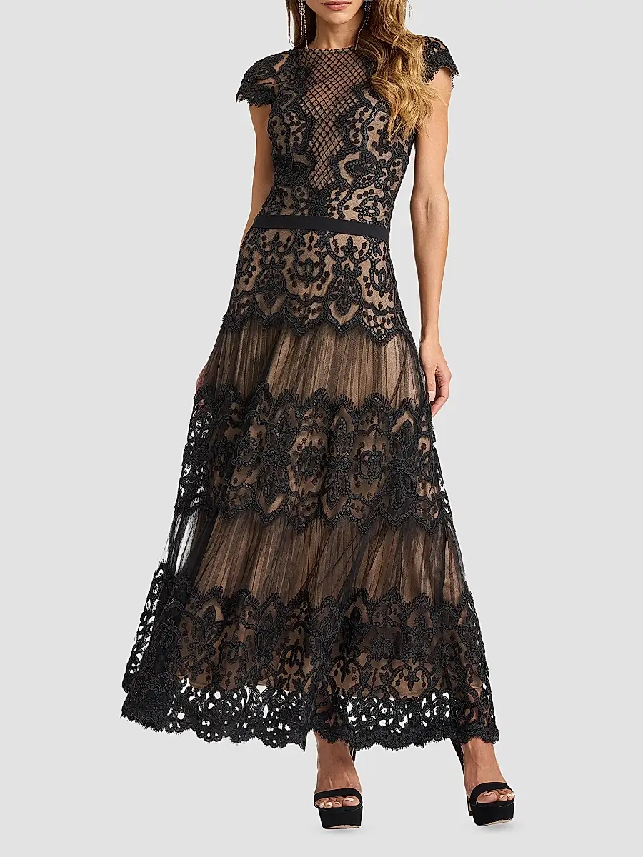 Tadashi Shoji Women's Embellished Lace Gown | Thumbnail 2
