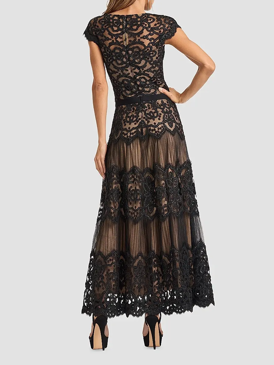 Tadashi Shoji Women's Embellished Lace Gown | Thumbnail 3