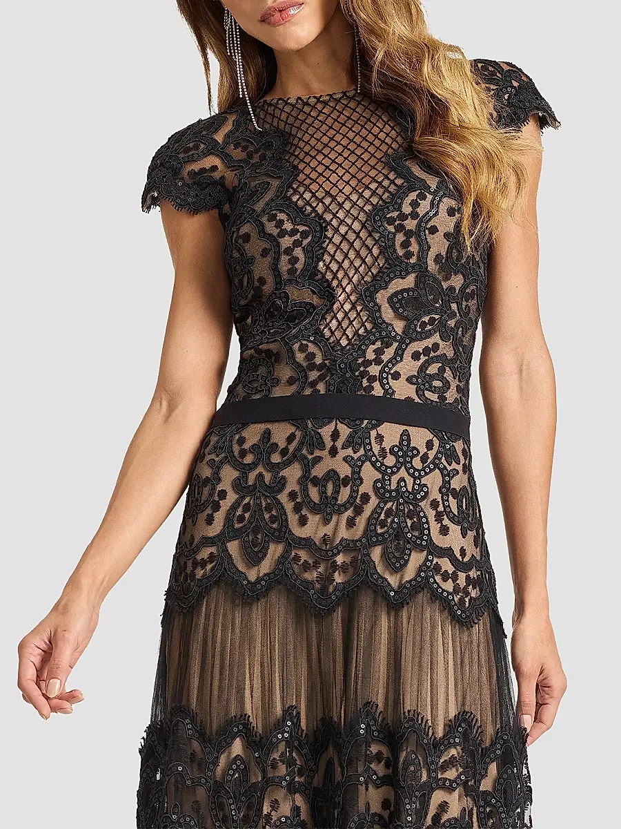 Tadashi Shoji Women's Embellished Lace Gown | Thumbnail 4