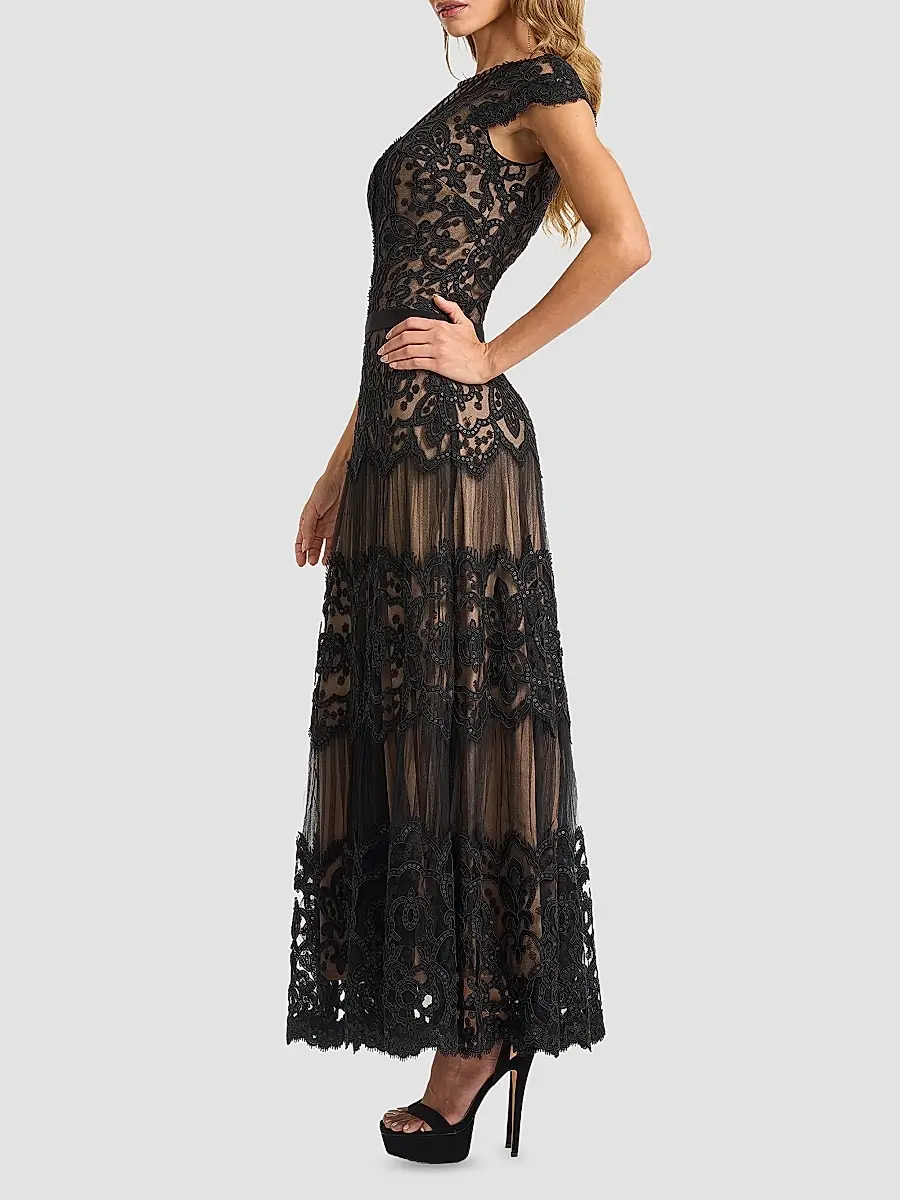 Tadashi Shoji Women's Embellished Lace Gown | Thumbnail 5