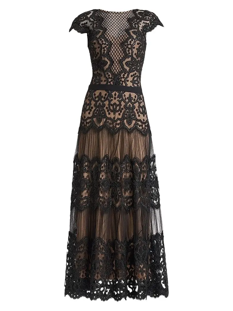 Tadashi Shoji Women's Embellished Lace Gown