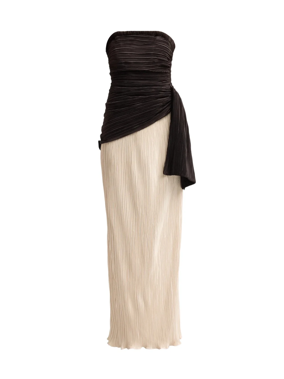 Simkhai Women's Laia Colorblocked Bustier Maxi Dress