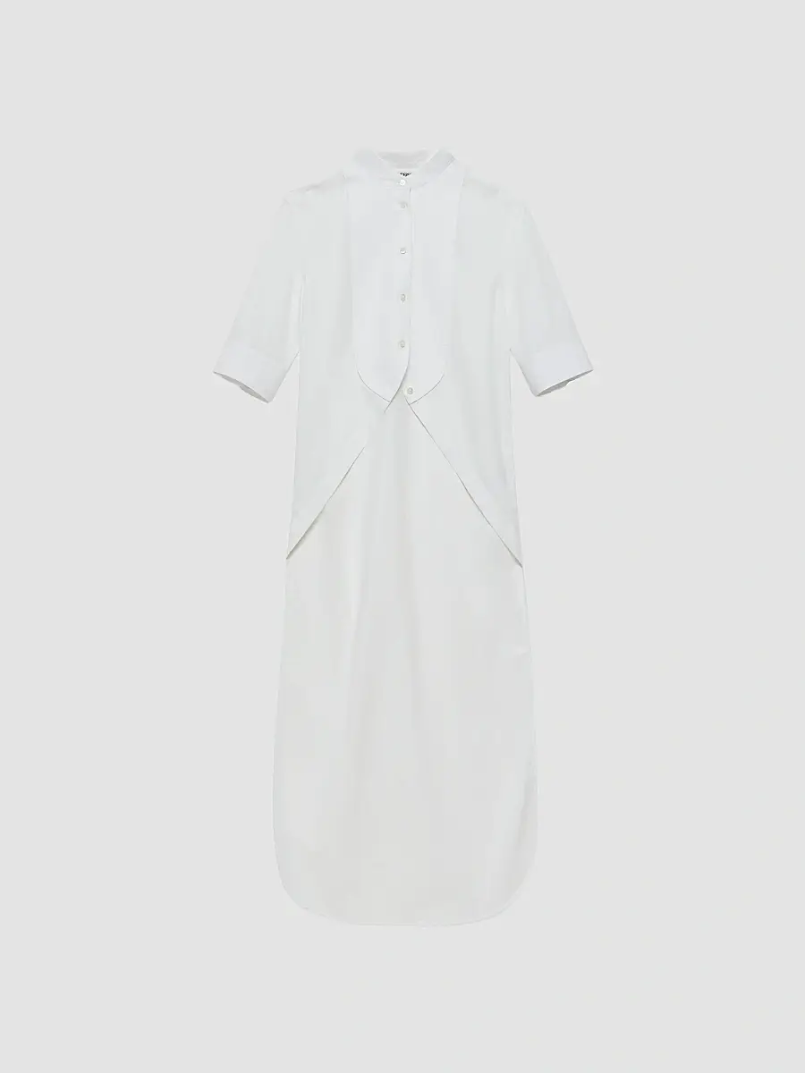 JW Anderson Women's Cotton Bib Longline Shirt