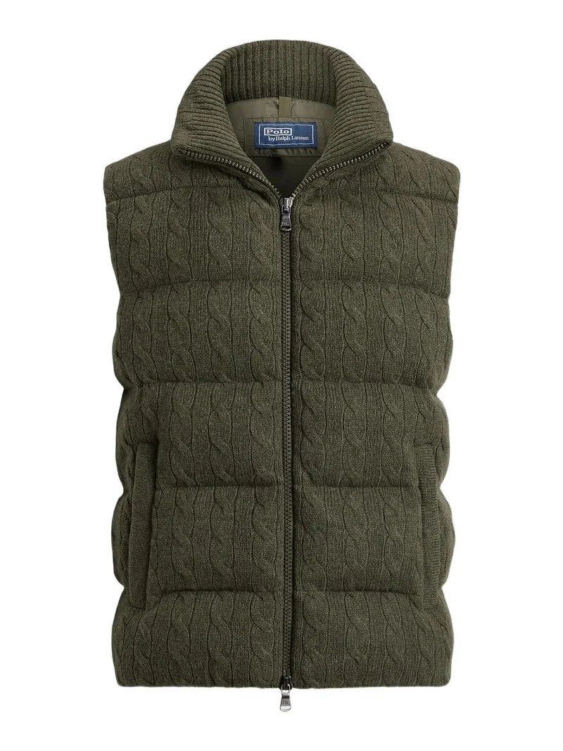 Men's Wool-Cashmere Puffer Vest