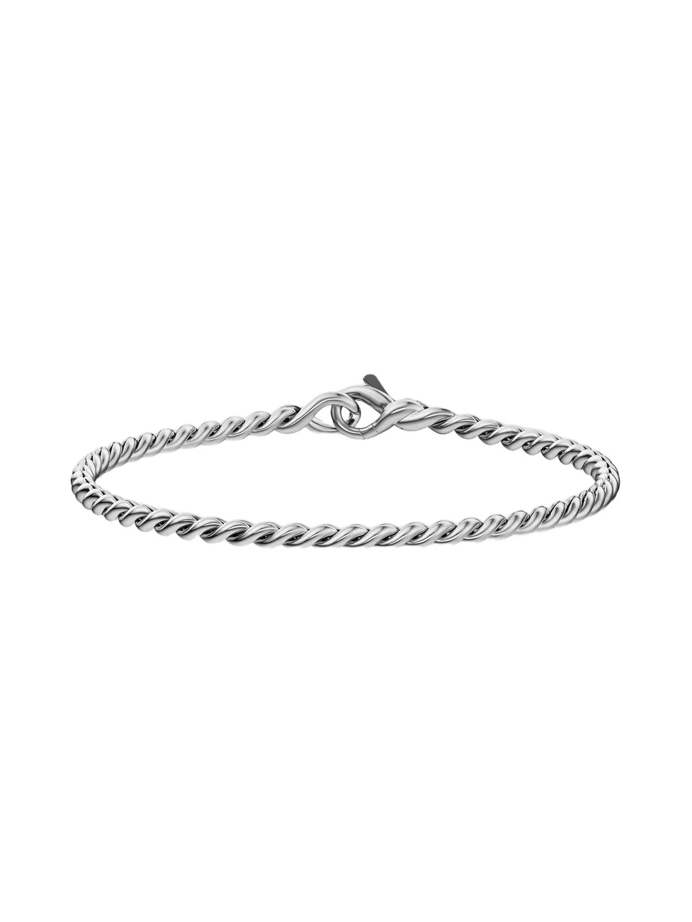 David Yurman Women's Sculpted Cable Chain Bracelet in Sterling Silver, 2.7MM