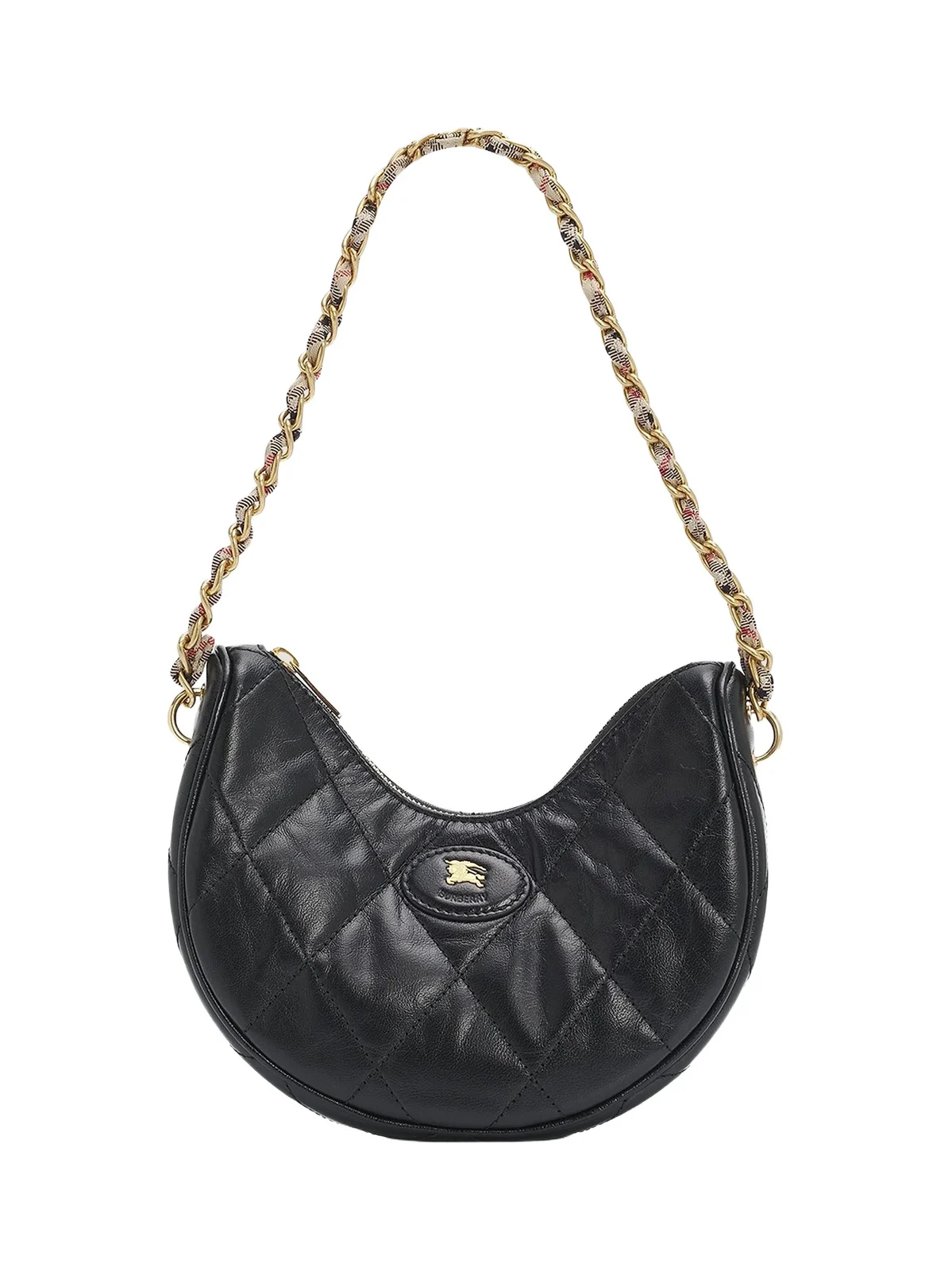 Burberry Women's Horseshoe Quilted Chain Bag