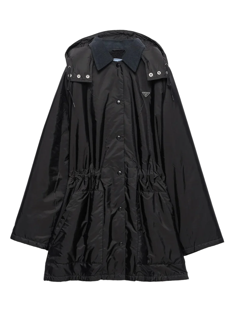 Women's Light-Weight Nylon Waterproof Parka Coat