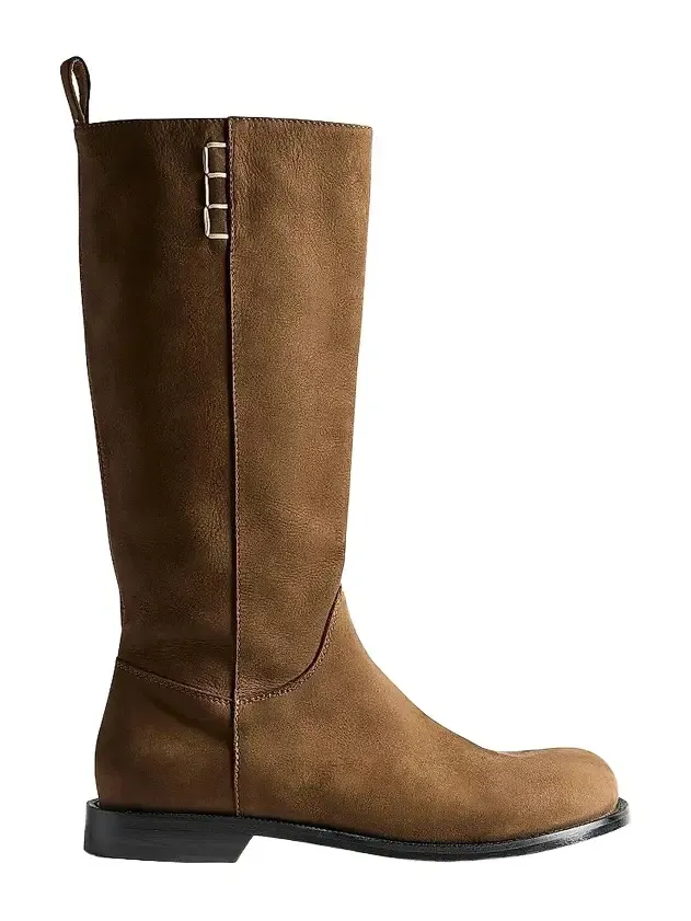 Women's Loafer Nubuck Knee-High Boots Women's Loafer Nubuck Knee-High Boots