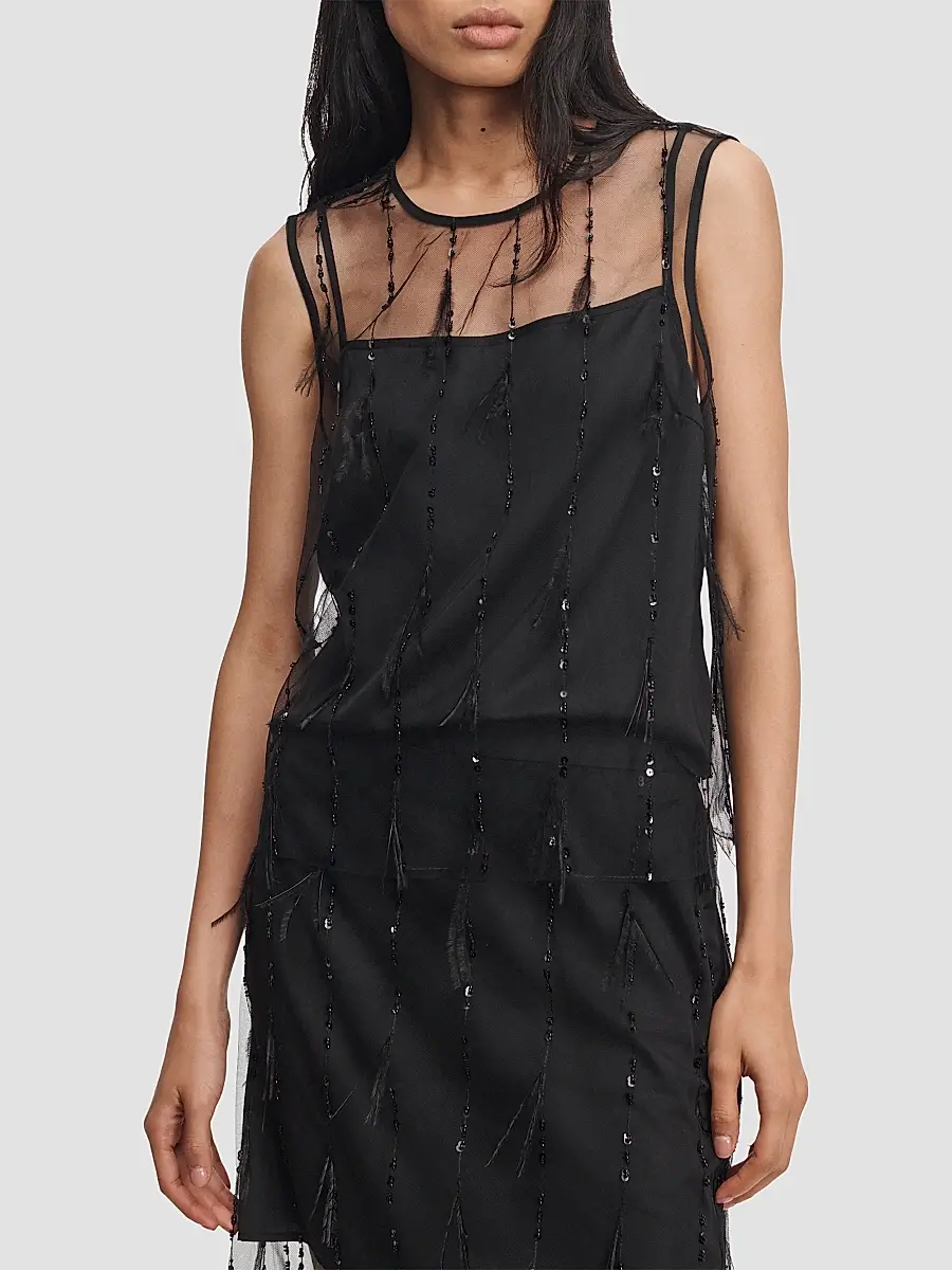 rag & bone Women's Geena Sheer Embellished Tank | Thumbnail 6 rag & bone Women's Geena Sheer Embellished Tank | Thumbnail 6