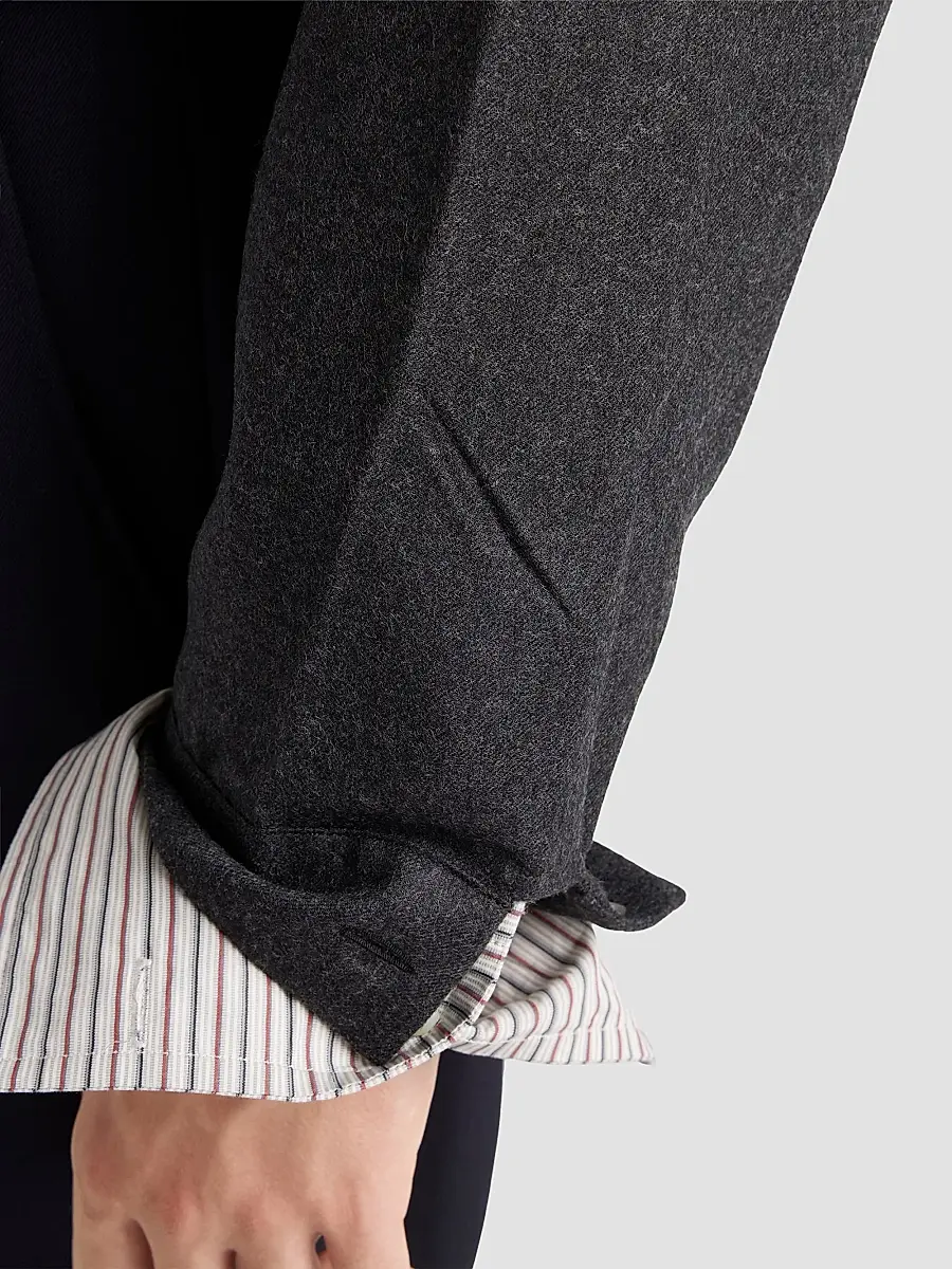 Prada Men's Wool Shirt | Thumbnail 7 Prada Men's Wool Shirt | Thumbnail 7