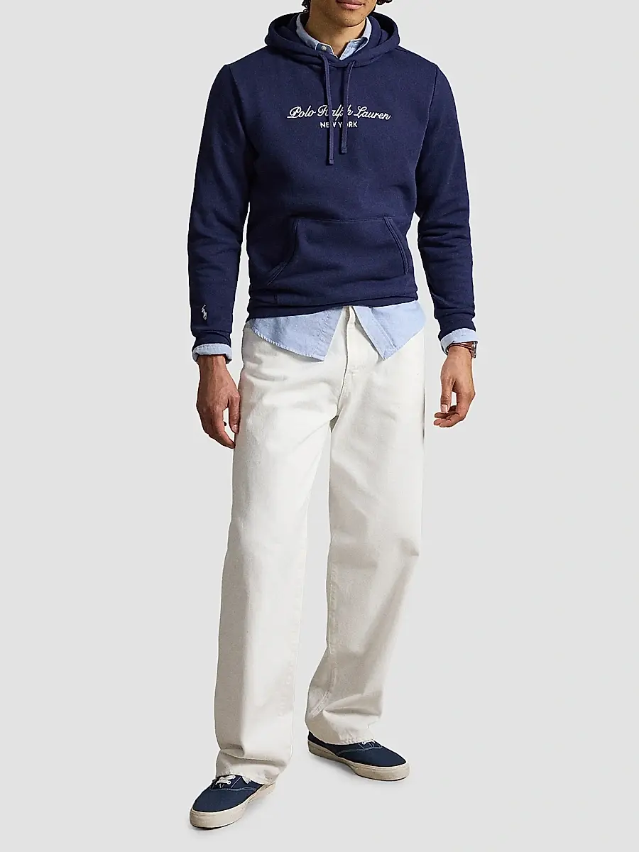 Polo Ralph Lauren Men's Logo Fleece Hoodie | Thumbnail 2