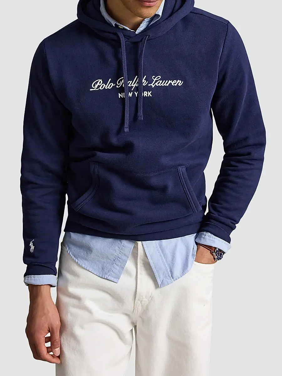 Polo Ralph Lauren Men's Logo Fleece Hoodie | Thumbnail 4