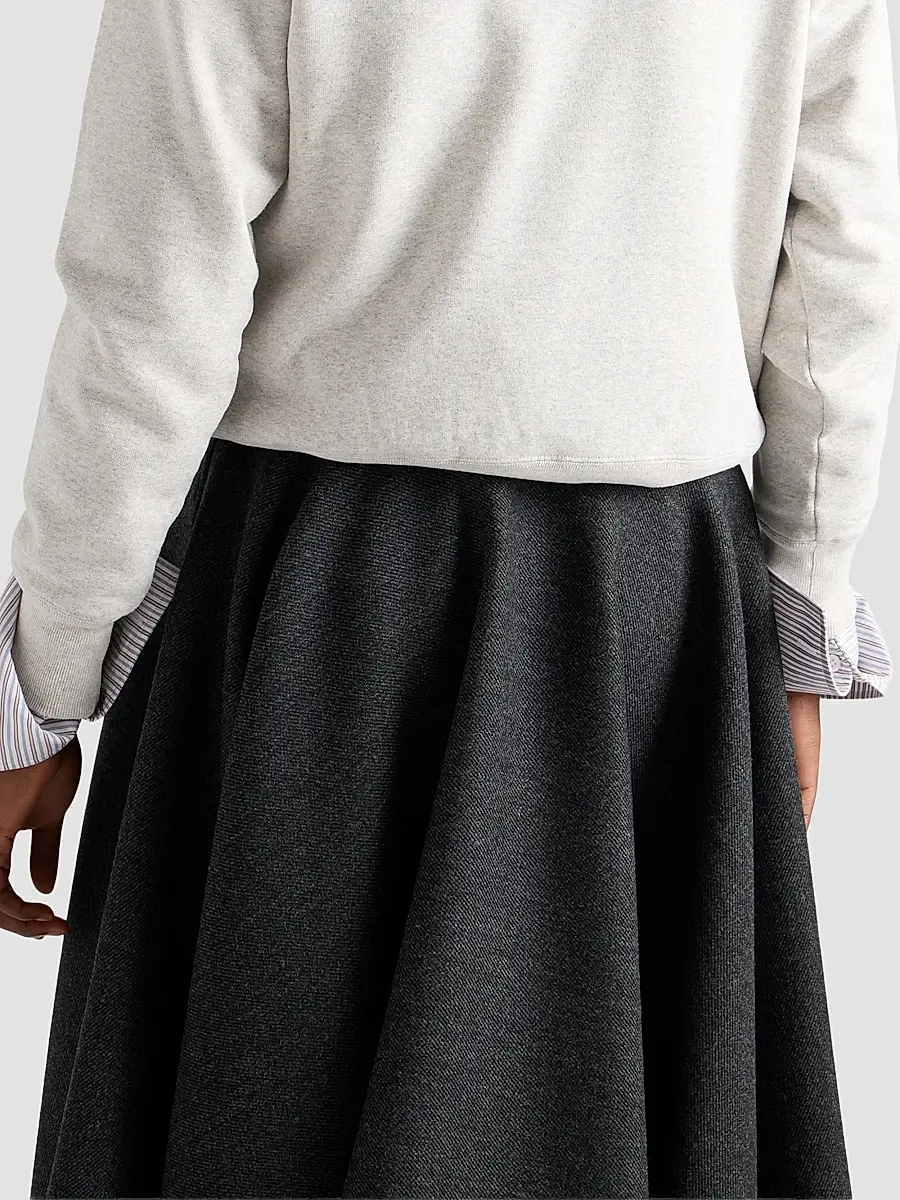 Prada Women's Cotton Fleece Hoodie | Thumbnail 5