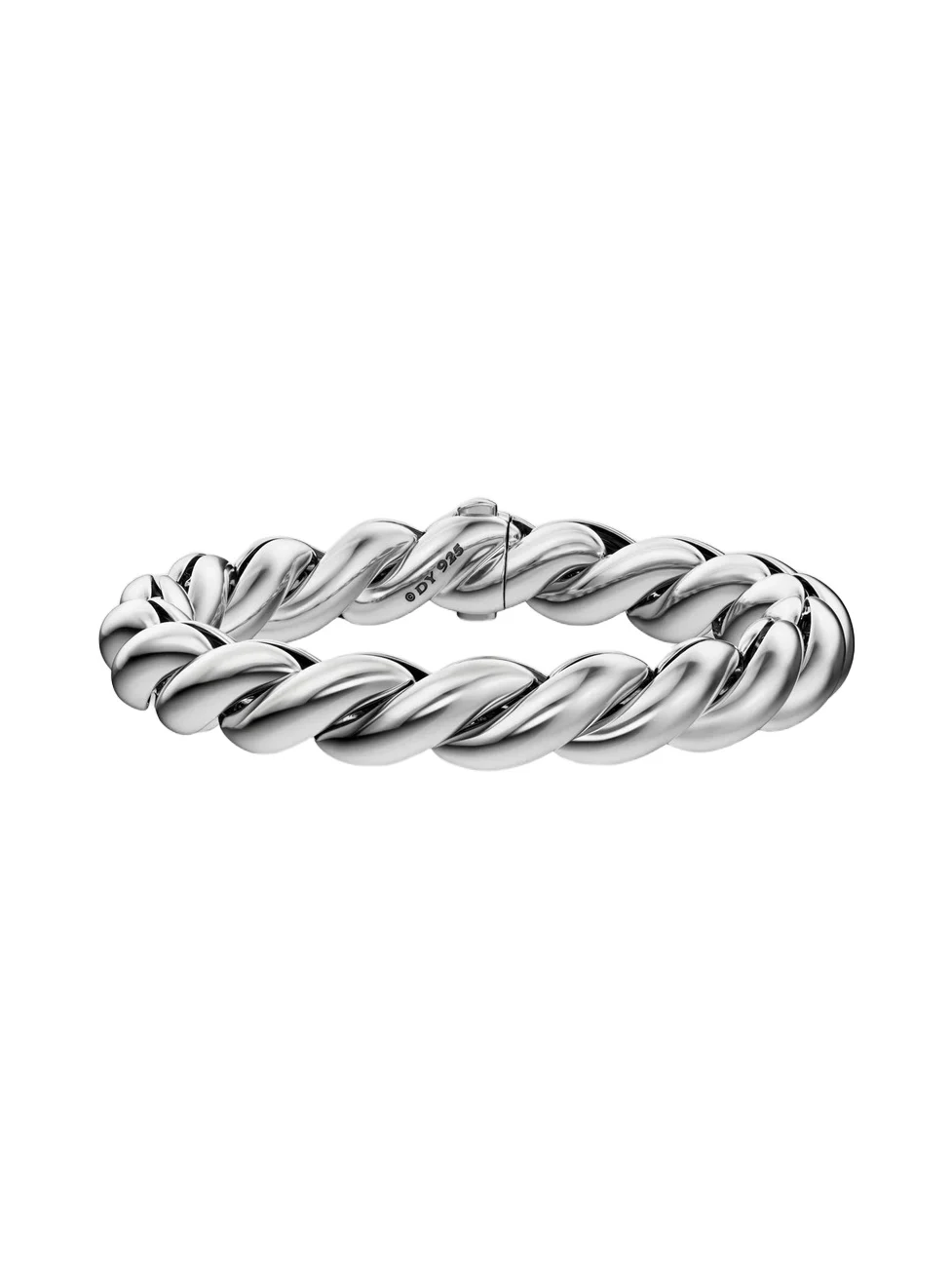 David Yurman Women's Sculpted Cable Chain Bracelet in Sterling Silver, 10MM
