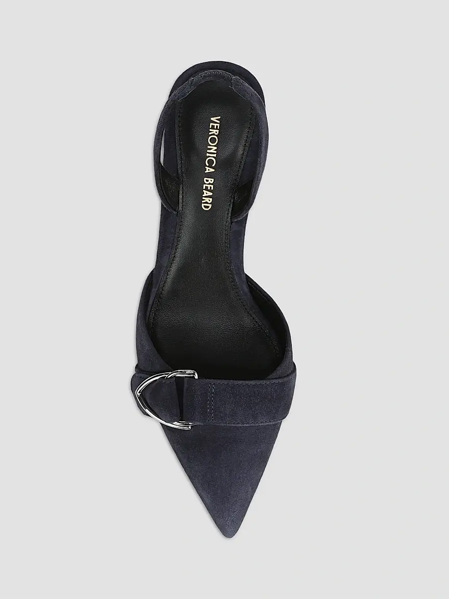 Veronica Beard Women's Loralyn 70MM Suede Slingback Pumps | Thumbnail 4