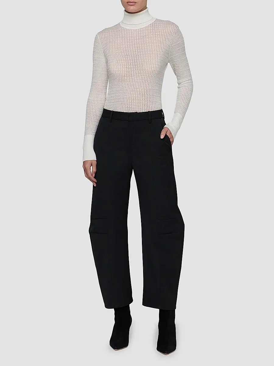 L'Agence Women's Colby Barrel-Leg Trousers | Thumbnail 2 L'Agence Women's Colby Barrel-Leg Trousers | Thumbnail 2