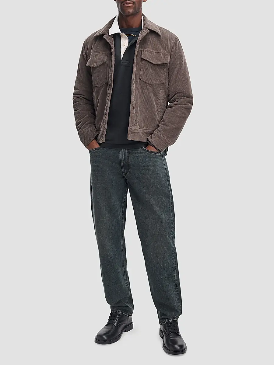 rag & bone Men's Classic Solid Rugby Shirt | Thumbnail 2 rag & bone Men's Classic Solid Rugby Shirt | Thumbnail 2