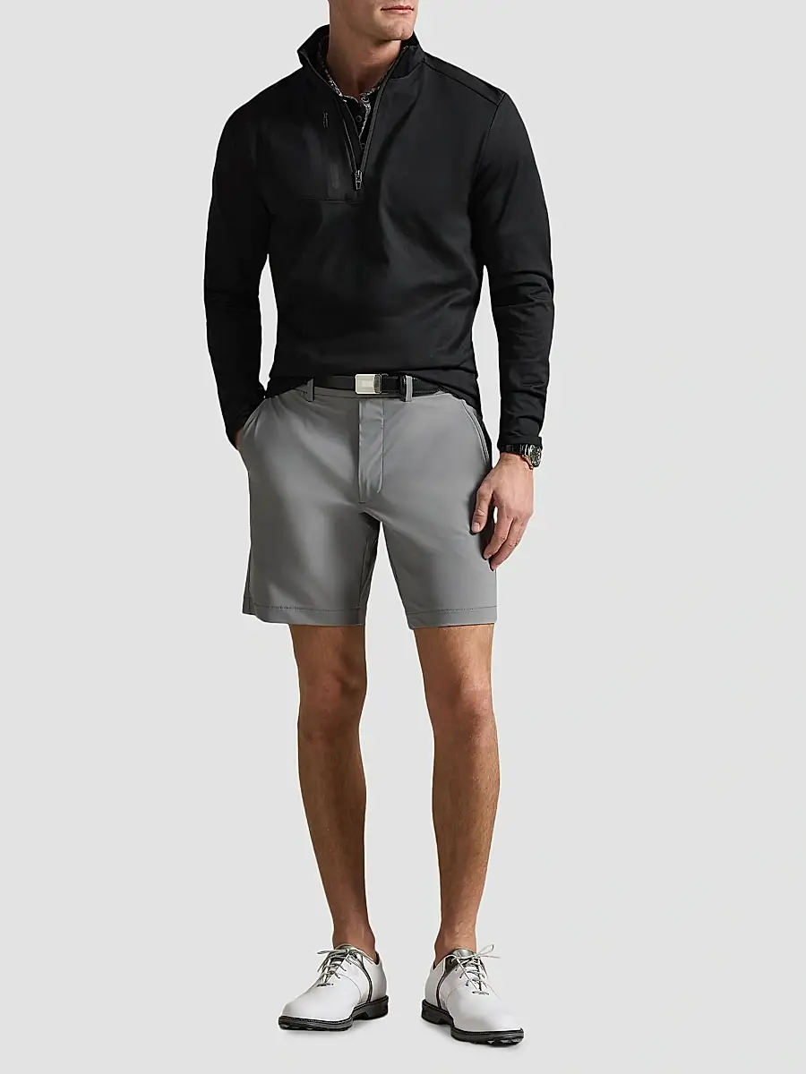 RLX Ralph Lauren Men's Stretch Jersey Quarter-Zip Sweatshirt | Thumbnail 2