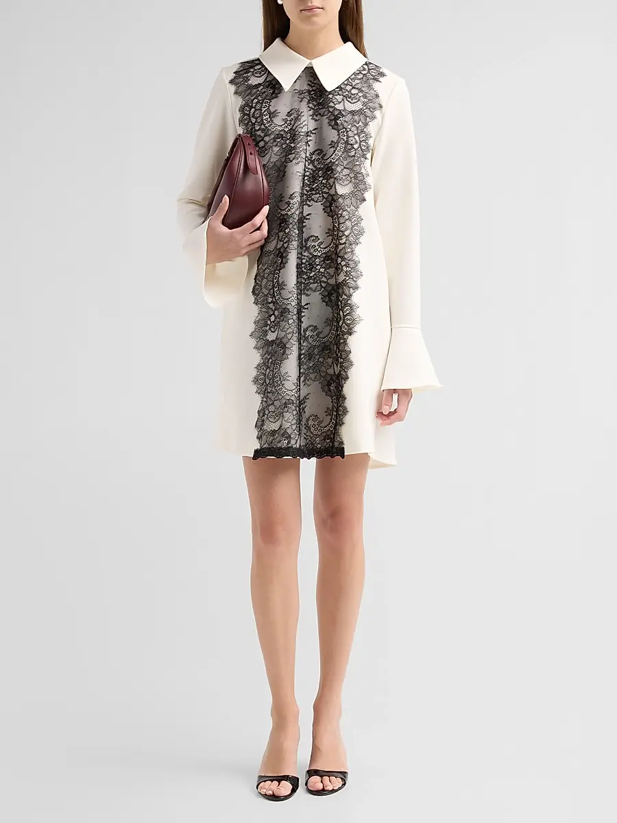 ALÉMAIS Women's Phyllis Lace Mini Dress | Thumbnail 2 ALÉMAIS Women's Phyllis Lace Mini Dress | Thumbnail 2