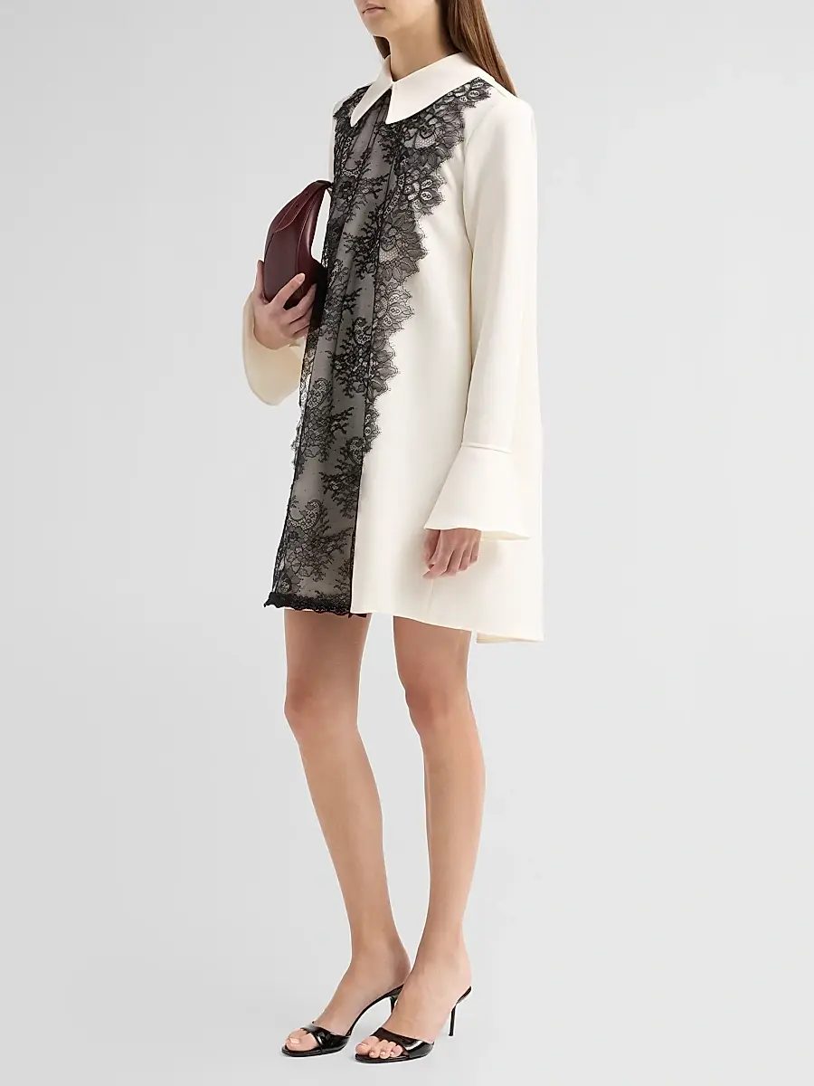 ALÉMAIS Women's Phyllis Lace Mini Dress | Thumbnail 4 ALÉMAIS Women's Phyllis Lace Mini Dress | Thumbnail 4