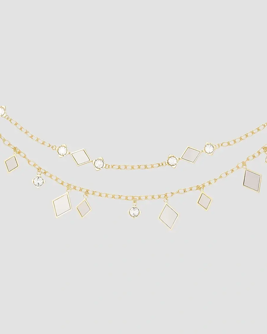 Ramy Brook Women's Eliza Goldtone, Enamel & Glass Crystal Chain Belt | Thumbnail 4 Ramy Brook Women's Eliza Goldtone, Enamel & Glass Crystal Chain Belt | Thumbnail 4