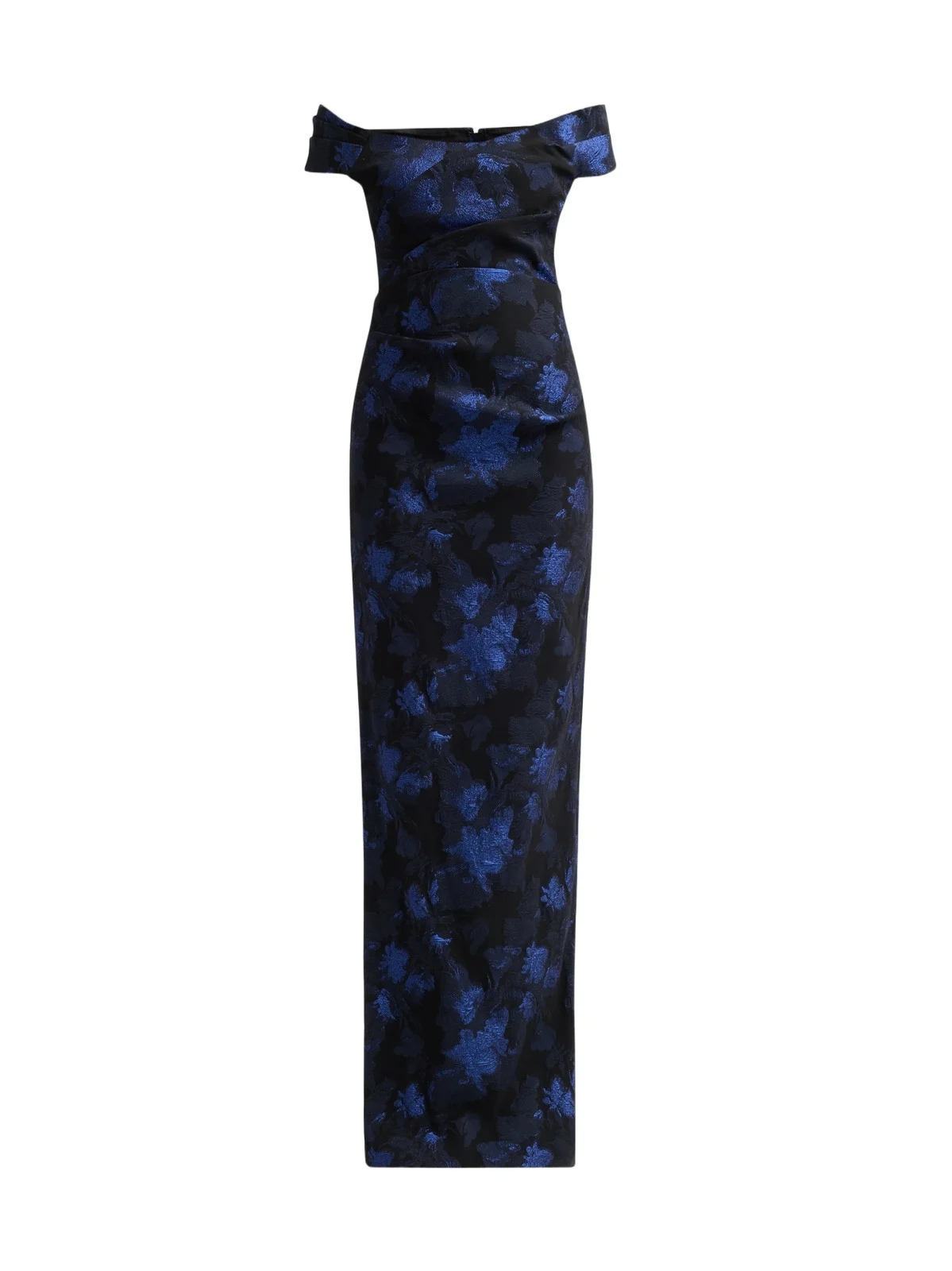 Women's Floral Jacqaurd Off-the-Shoulder Gown Women's Floral Jacqaurd Off-the-Shoulder Gown