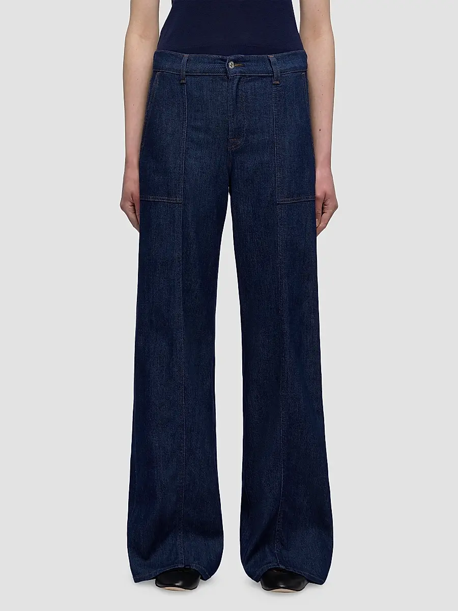 7 For All Mankind Women's Utility Lotta Wide-Leg Jeans | Thumbnail 4 7 For All Mankind Women's Utility Lotta Wide-Leg Jeans | Thumbnail 4