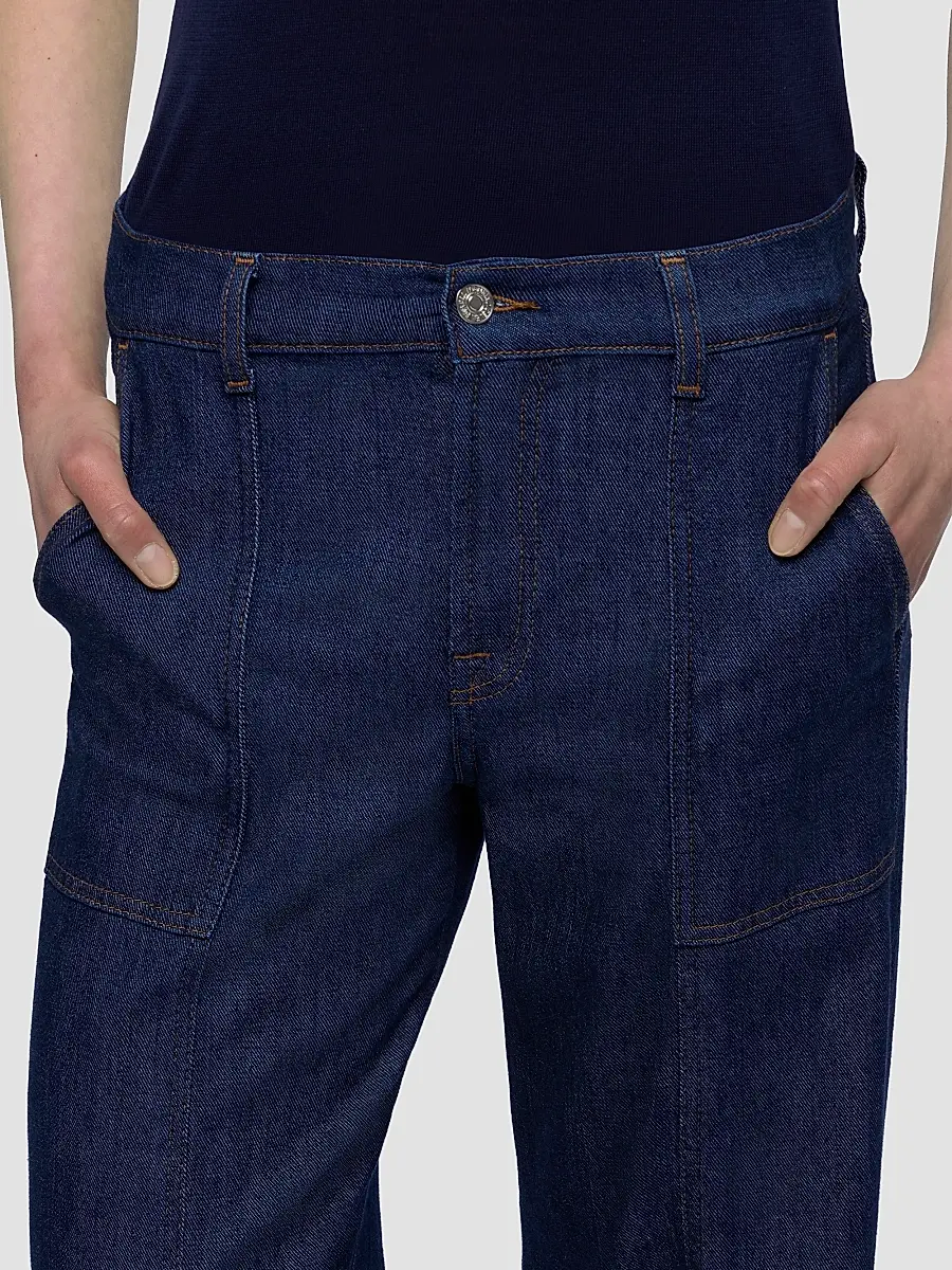 7 For All Mankind Women's Utility Lotta Wide-Leg Jeans | Thumbnail 5 7 For All Mankind Women's Utility Lotta Wide-Leg Jeans | Thumbnail 5