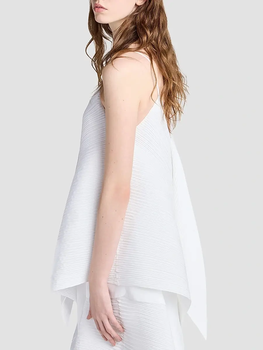 JW Anderson Women's Pleated Handkerchief-Hem Top | Thumbnail 5 JW Anderson Women's Pleated Handkerchief-Hem Top | Thumbnail 5