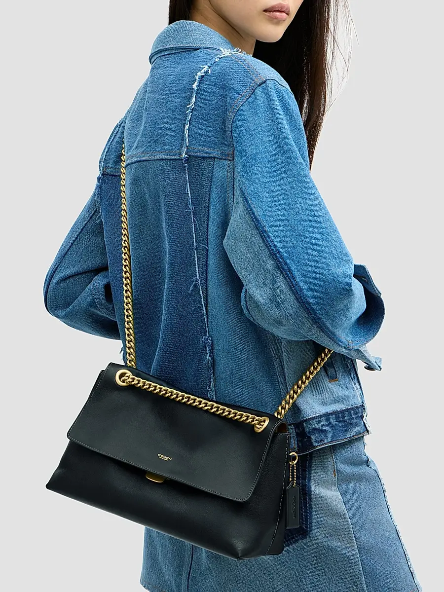 Coach Women's Chelsea 30 Leather Shoulder Bag | Thumbnail 2 Coach Women's Chelsea 30 Leather Shoulder Bag | Thumbnail 2