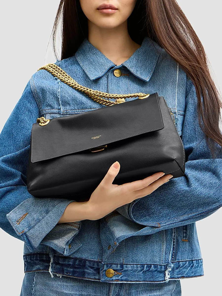 Coach Women's Chelsea 30 Leather Shoulder Bag | Thumbnail 3 Coach Women's Chelsea 30 Leather Shoulder Bag | Thumbnail 3