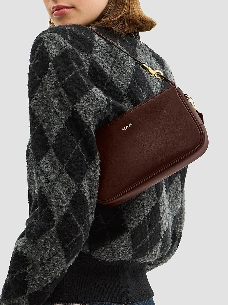 Coach Women's Plaza Leather Shoulder Bag | Thumbnail 2 Coach Women's Plaza Leather Shoulder Bag | Thumbnail 2